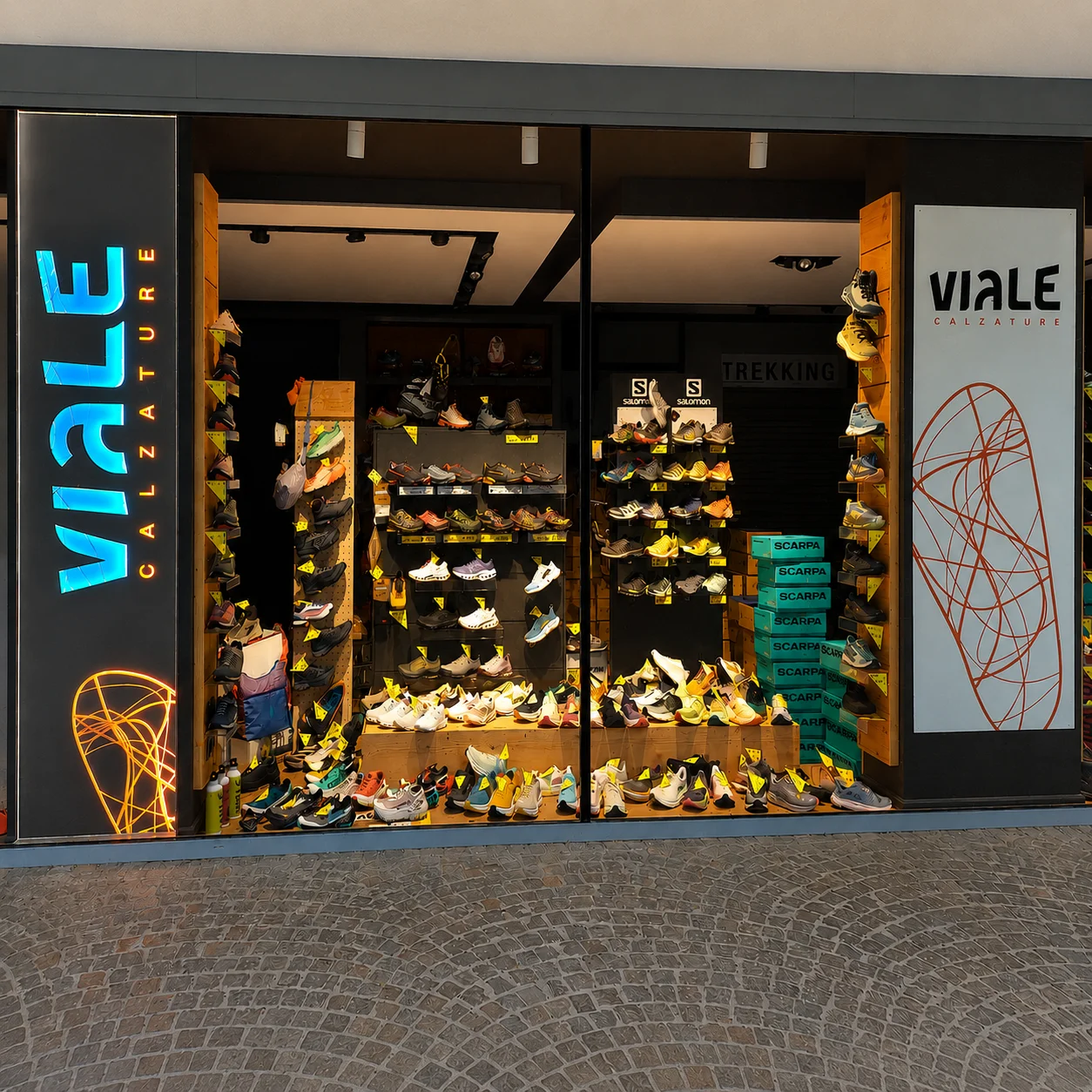 Viale negozio calzature Cuneo